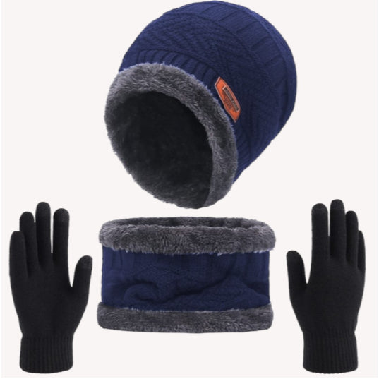 Conjunto Térmico Premium: Touca, Luva e Gola Unissex