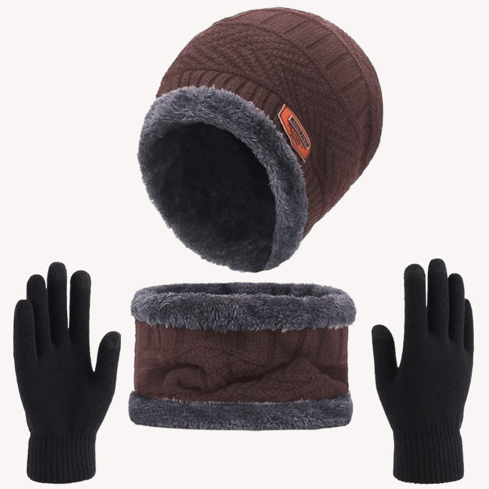 Conjunto Térmico Premium: Touca, Luva e Gola Unissex