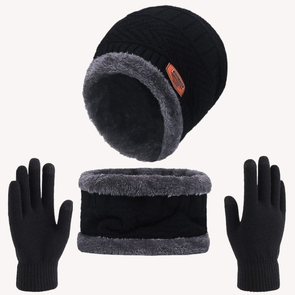 Conjunto Térmico Premium: Touca, Luva e Gola Unissex