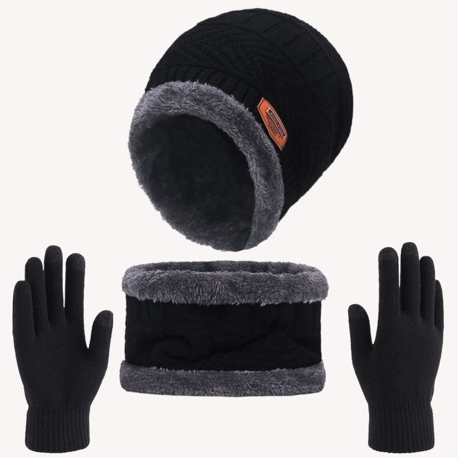 Conjunto Térmico Premium: Touca, Luva e Gola Unissex